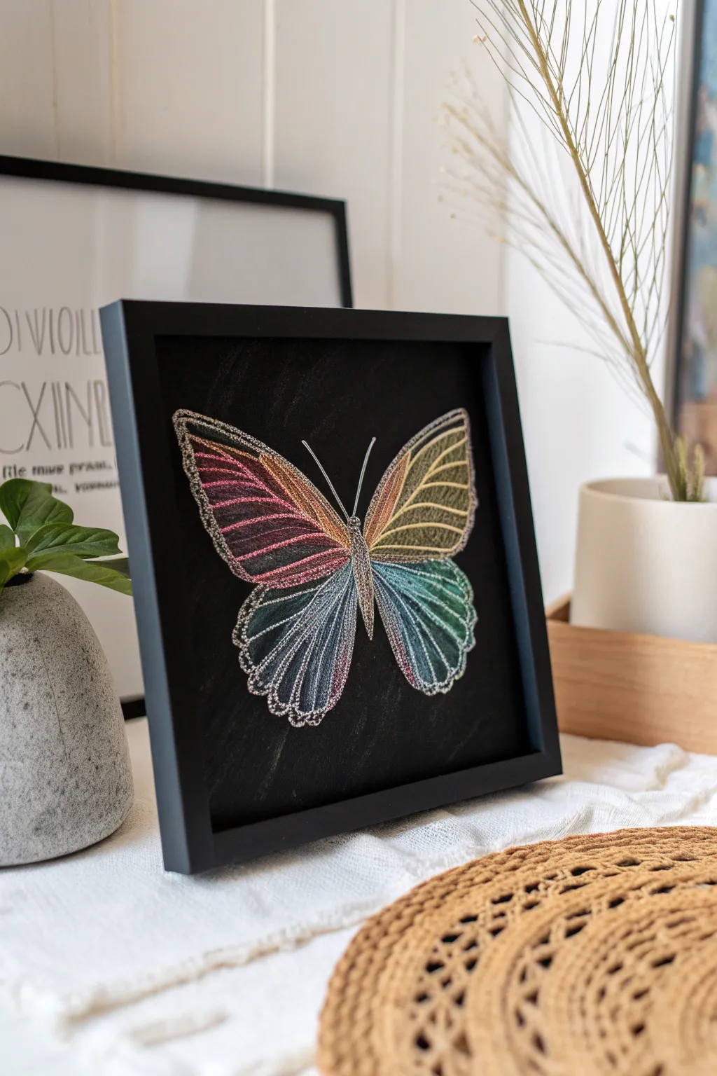 Unveil the hidden colors of nature with 'Butterfly Dreams' scratch art.