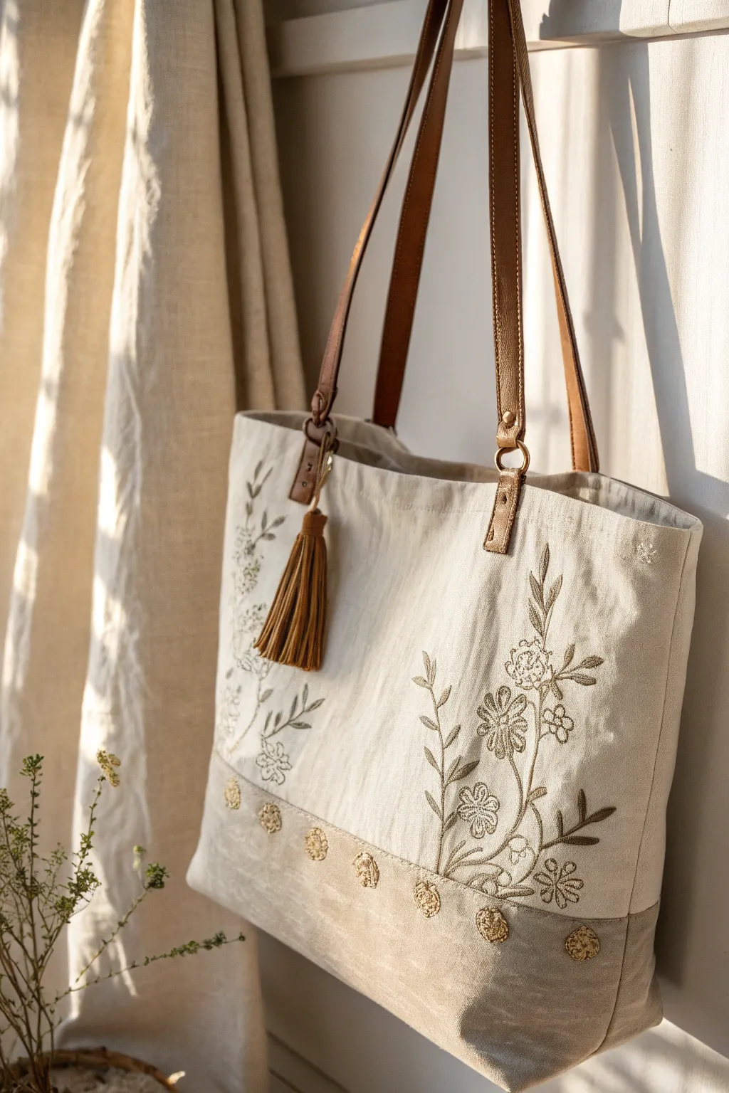 Elevate your gifting with a personalized tote bag that blends minimalist elegance with a touch of Boho charm.