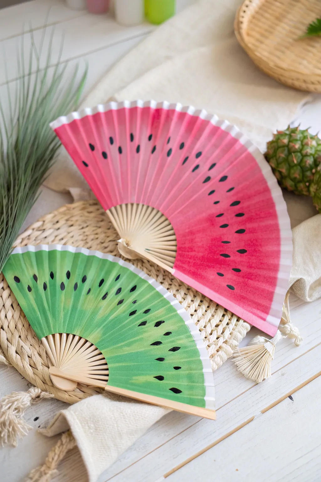 Stay cool and creative! Discover the joy of making watermelon fans with your toddler this summer.