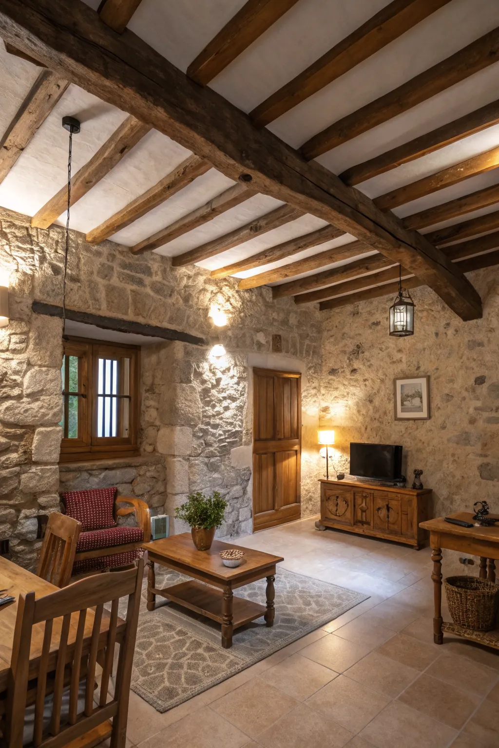 Natural materials add a timeless touch to country decor.
