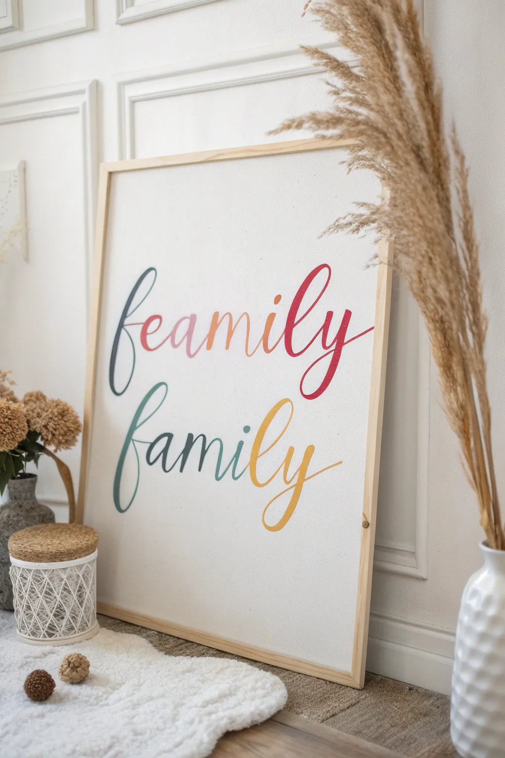 Capture family love and creativity with a personalized quote canvas, where every word is a brushstroke of individuality.