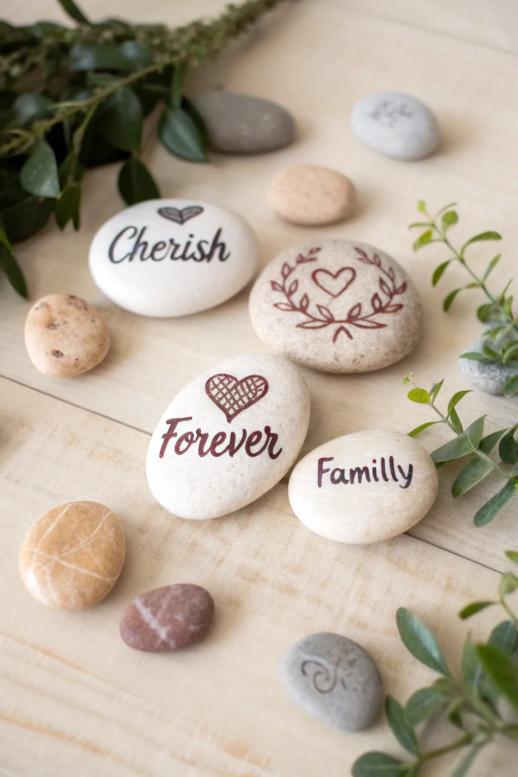 Send a message of love with beautifully crafted stones that warm the heart and soul.