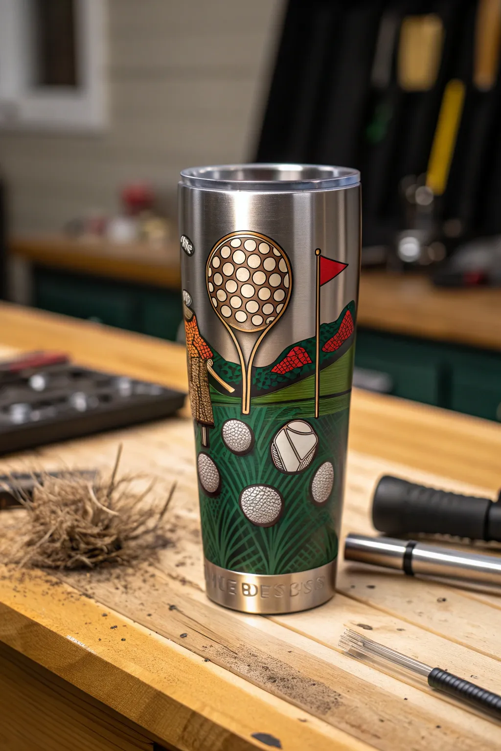 Elevate Dad's Game with a Custom Golf Tumbler!