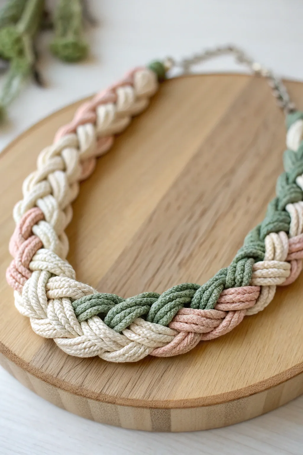 Embrace simplicity and elegance with a handcrafted knitted necklace, the perfect blend of minimalist design and boho charm. 🌿✨