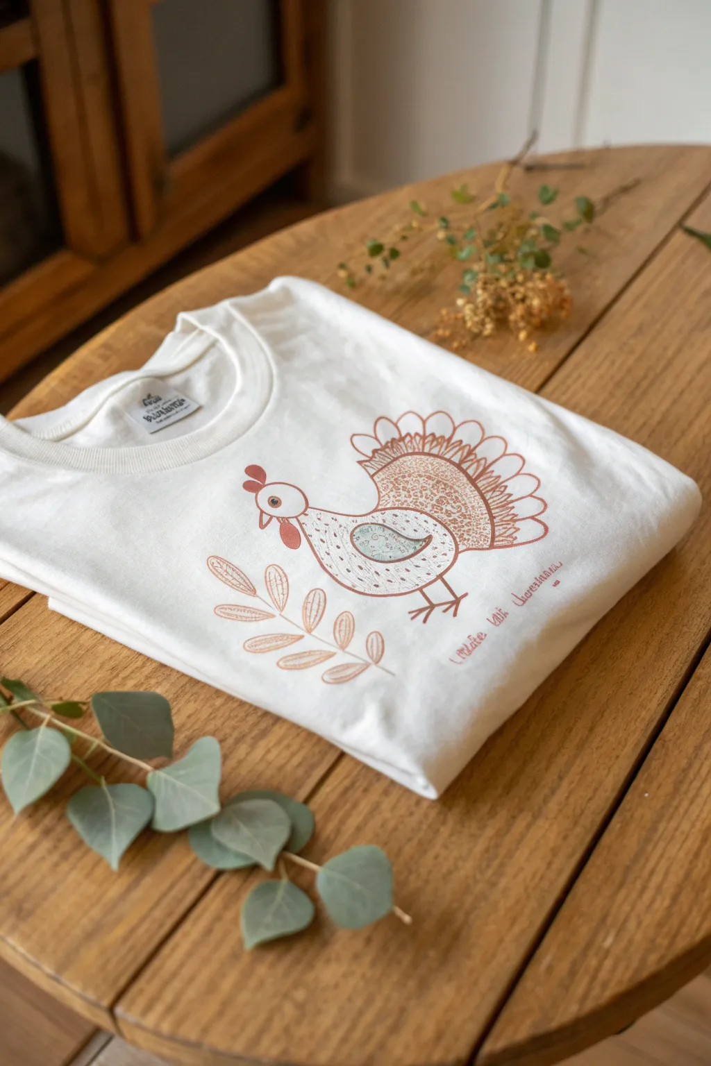 Add a playful touch to Friendsgiving with this charming turkey trot t-shirt!
