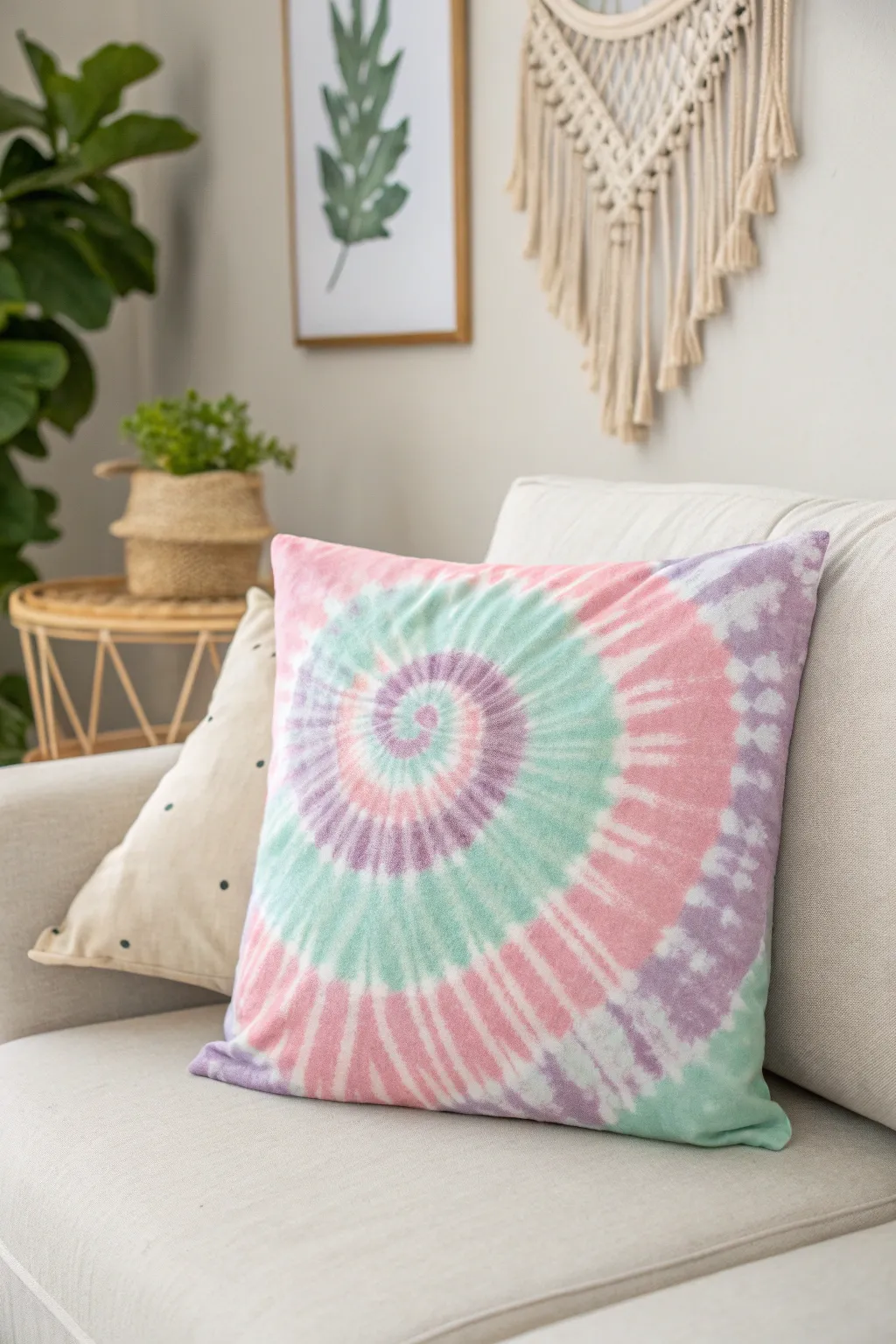 Add a splash of color and creativity to your home with these stunning tie-dye pillow covers!