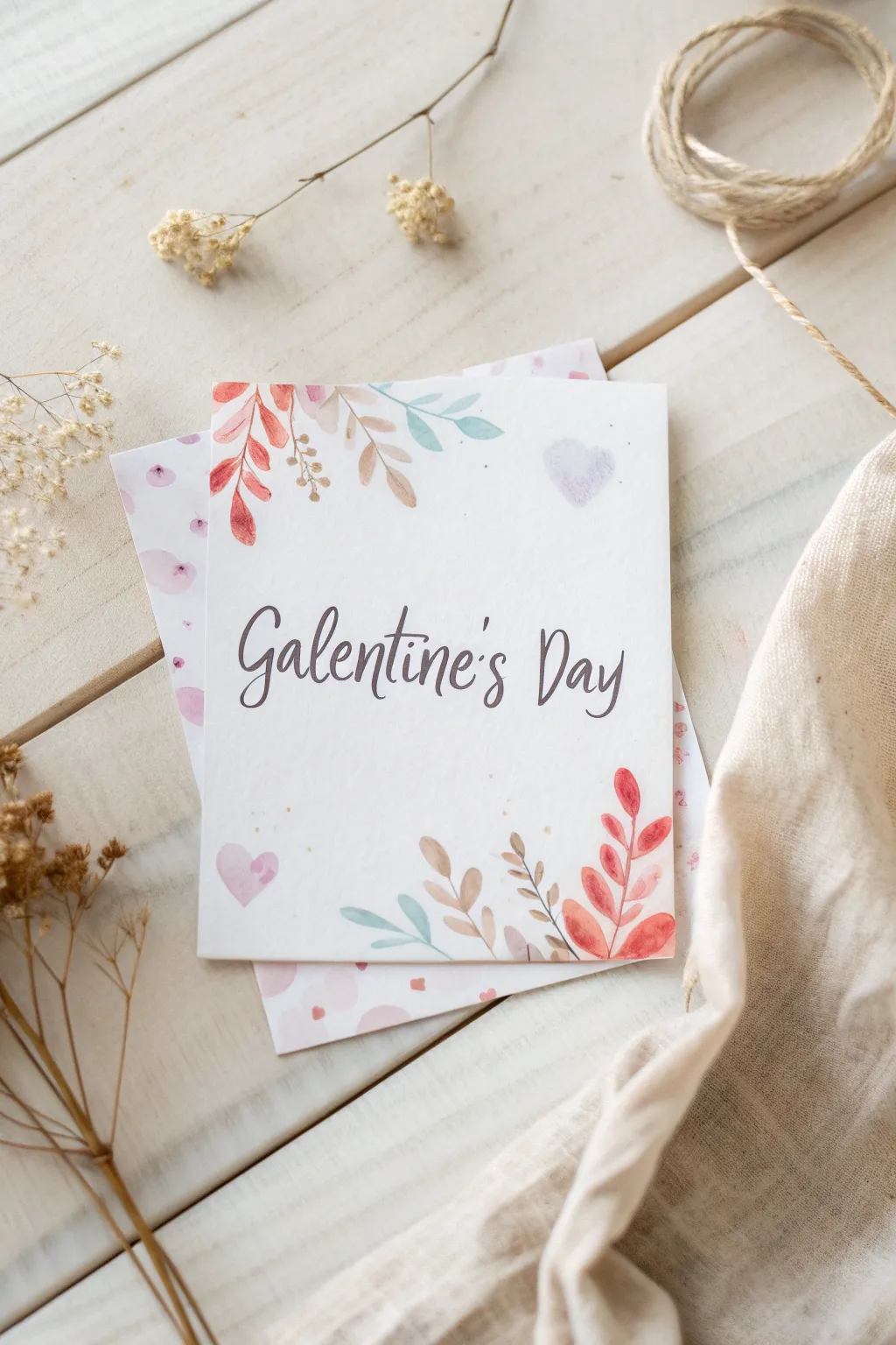 Celebrate the beauty of friendship with a handcrafted Galentine's Day card that speaks from the heart.