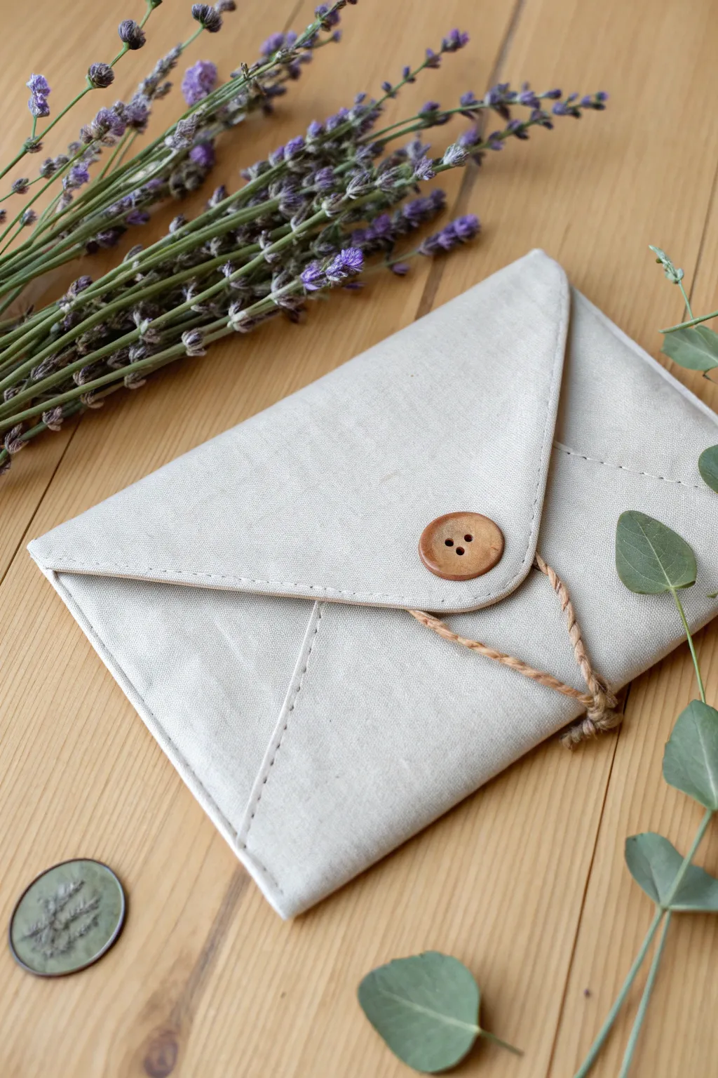 Wrap your gift card in style with a handcrafted fabric envelope—where simplicity meets eco-friendly elegance.