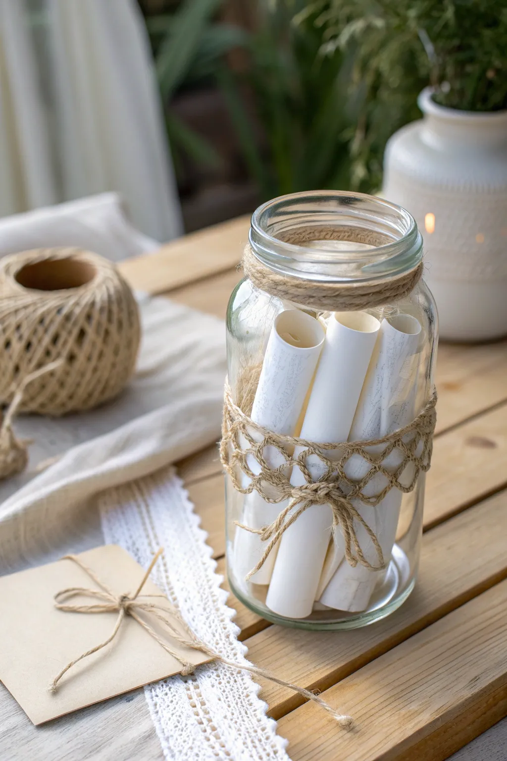 Capture memories in style with a minimalist memory jar—a heartfelt gift that's as beautiful as it is meaningful.