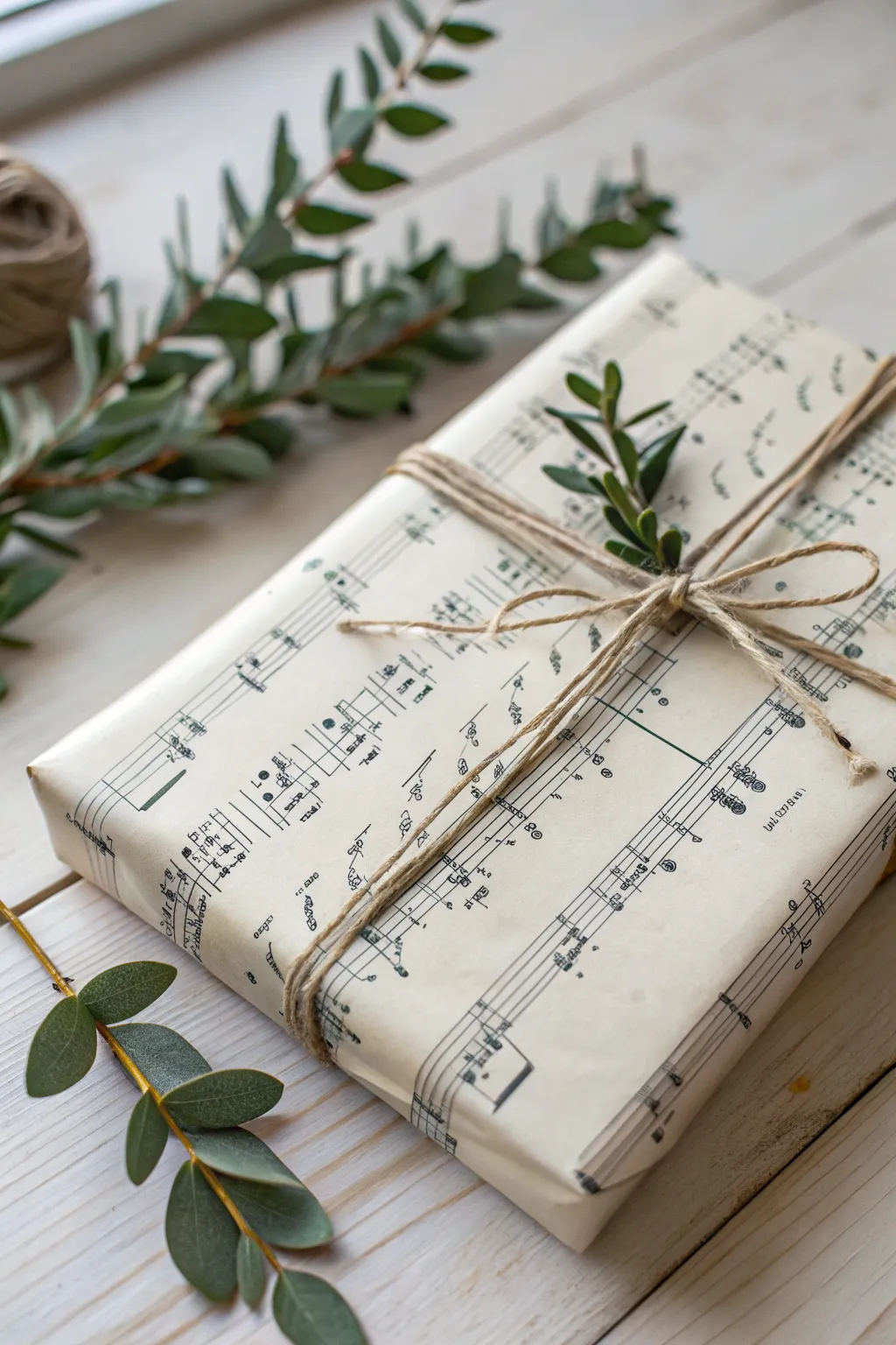 Wrap it in melody: Transform your gifts with the timeless elegance of sheet music.
