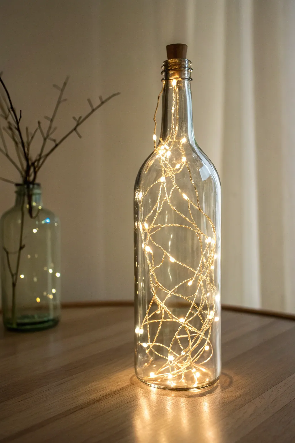 Transform your space with the enchanting glow of a fairy light lantern, where simplicity meets whimsy.
