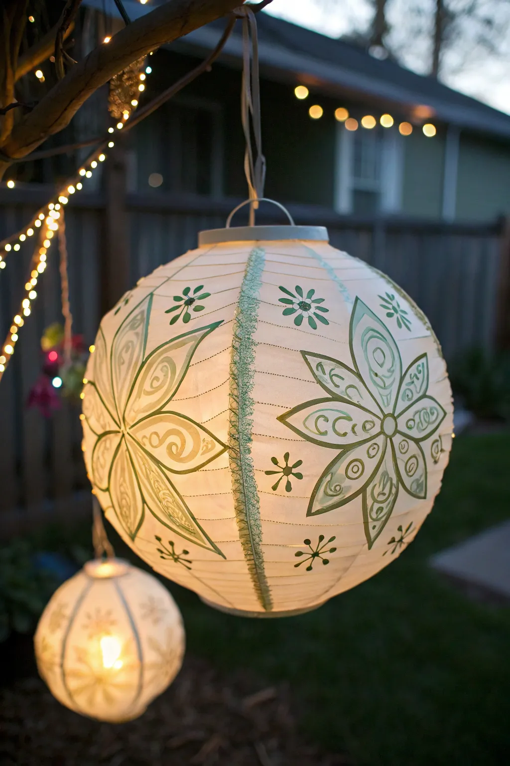 Illuminate your party with craft-inspired glow: Radiant paper lanterns for magical nights.