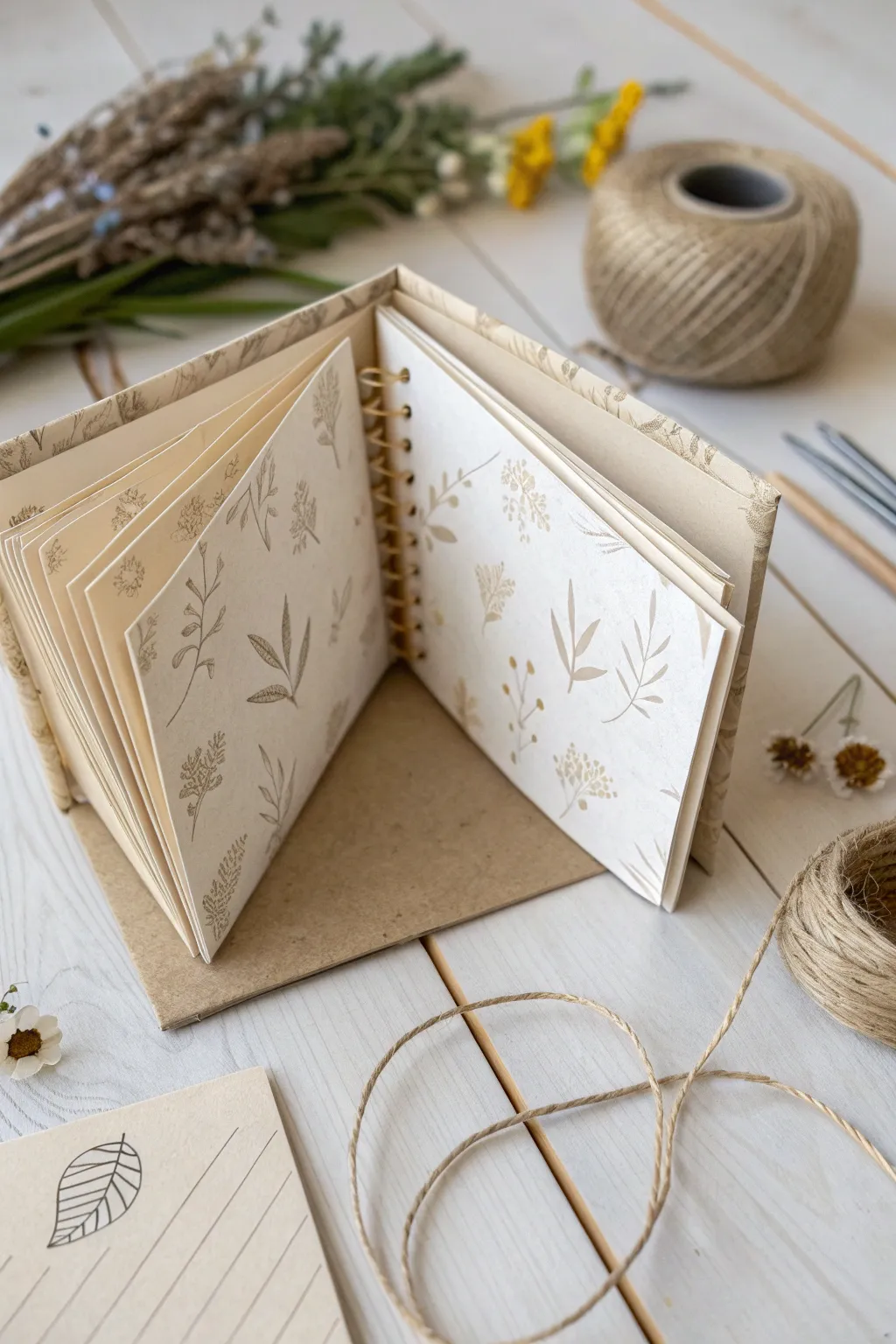 Unveil the magic of hidden treasures with fold-out pages in your scrapbook. #CraftedWithLove