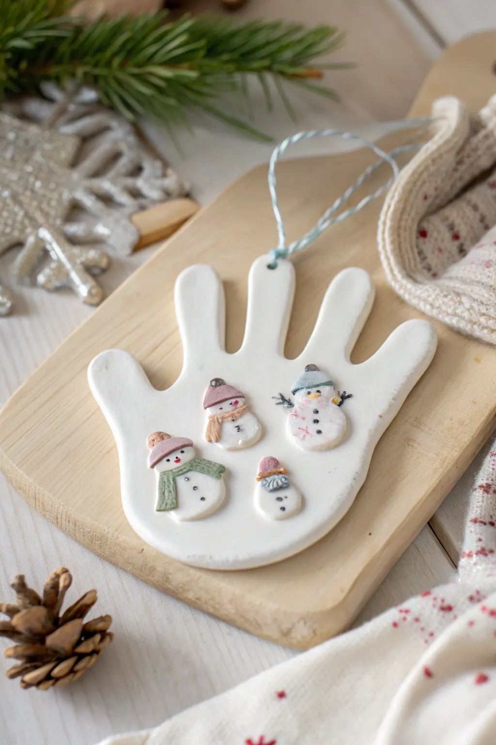 Craft your own snowman family with a touch of Scandinavian simplicity and boho charm!