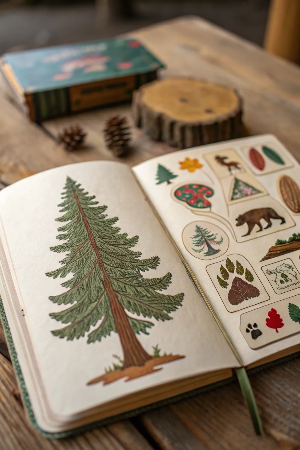 Elevate your hiking scrapbook with nature's charm—one exquisite sticker at a time.