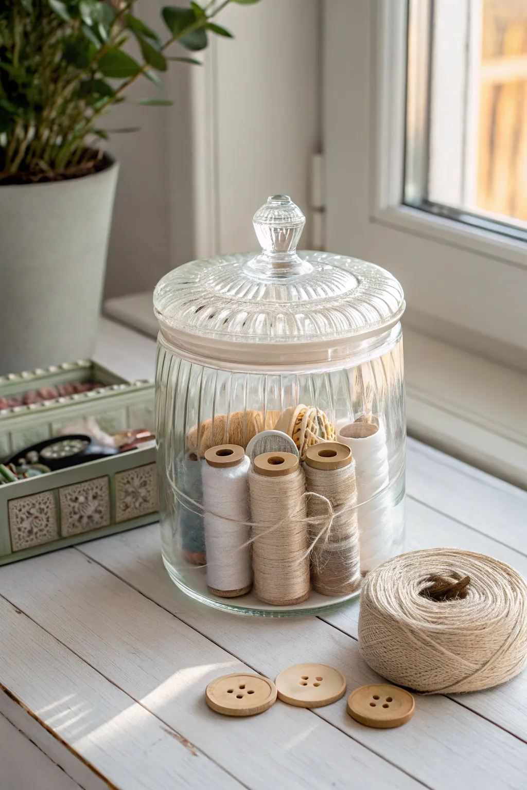 Transform candle jars into stylish storage with a Scandinavian-Boho twist. #UpcycledBeauty #MinimalistCrafts