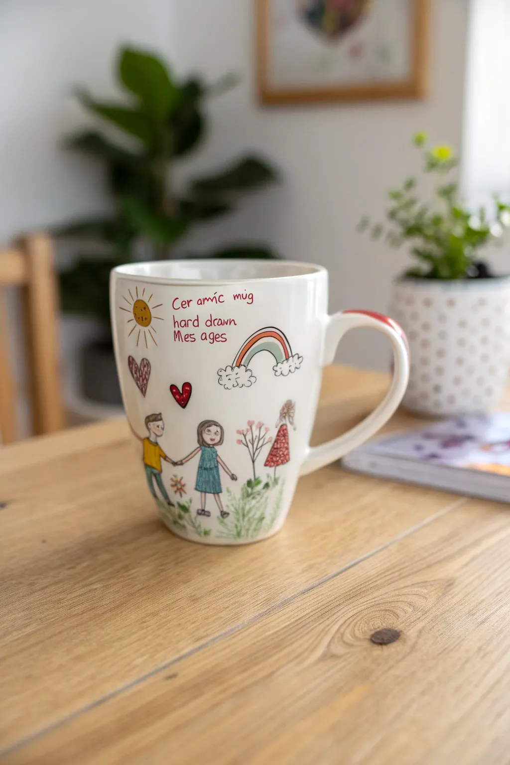 Capture the warmth of family with a handcrafted mug, perfect for gifting this Christmas.