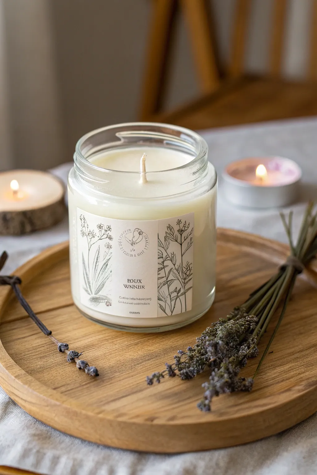 Transform her space with the calming embrace of lavender and vanilla—crafted with love, just for her.
