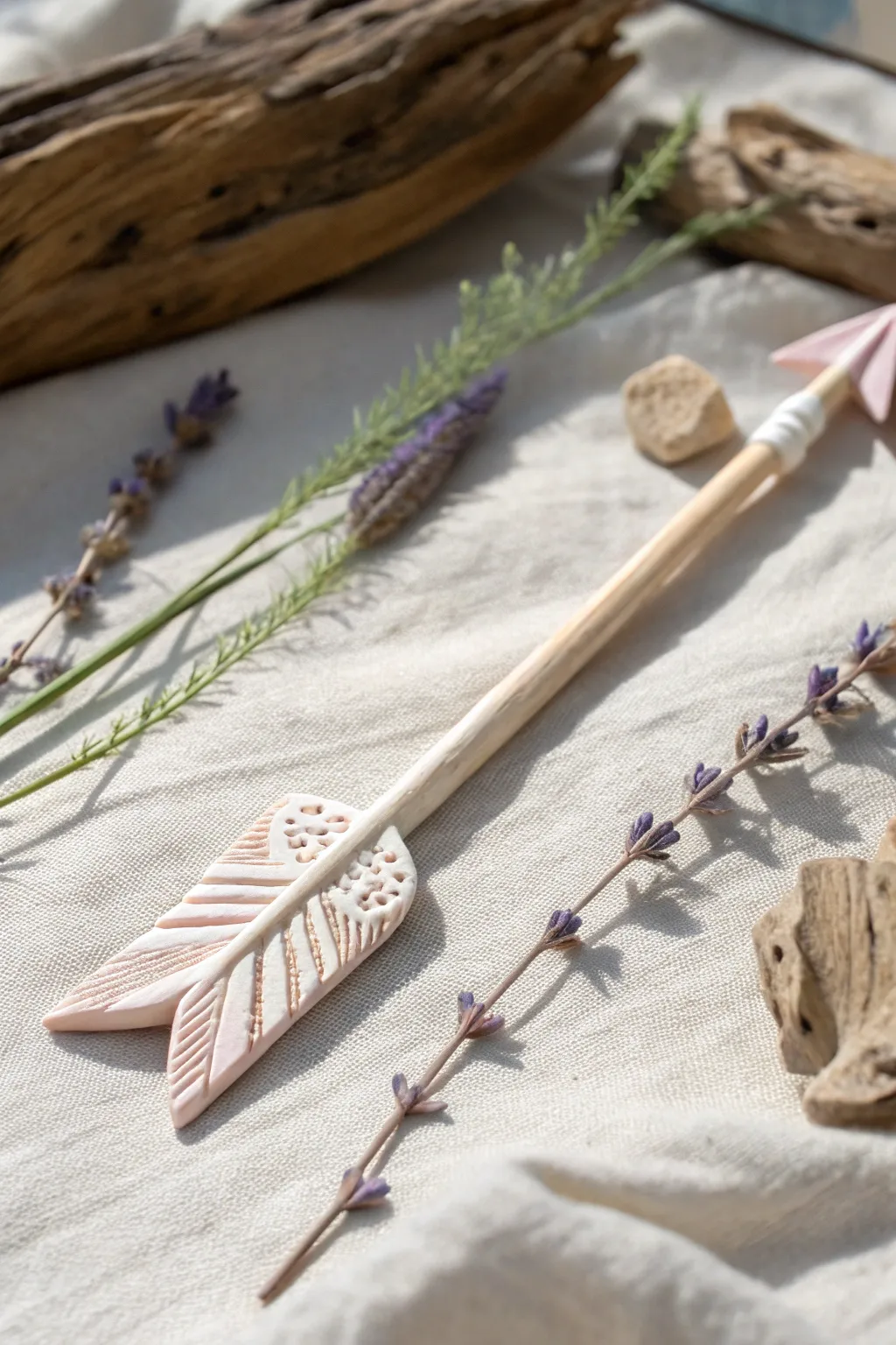 Add a touch of whimsy and elegance to your Valentine's Day with handcrafted Cupid's arrows. #ValentinesDecor #BohoChic