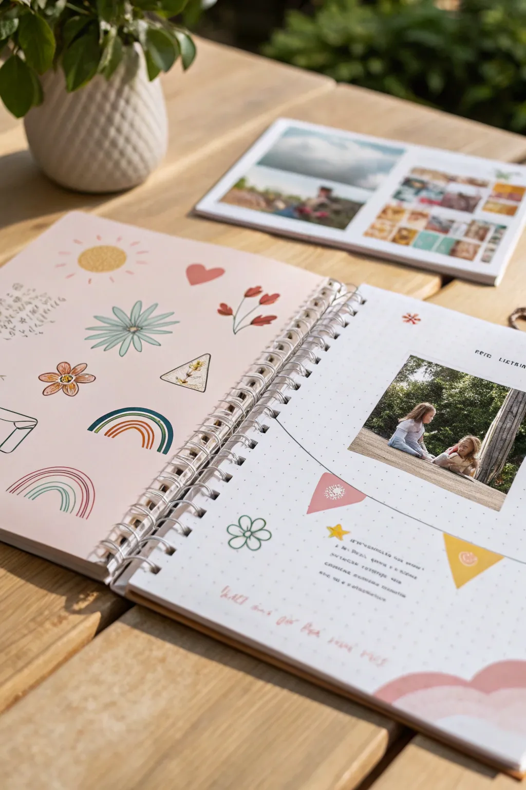 Unleash creativity with vibrant doodles and stickers, bringing homeschool memories to life with artistic flair.