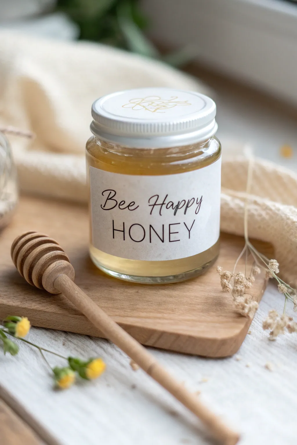 Sweeten your day with a smile: 'Bee Happy Honey'!