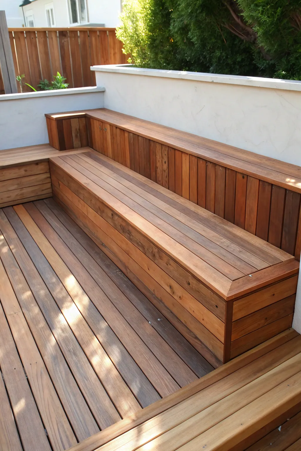 Elevate your outdoor space with expertly crafted built-in seating that blends functionality and style.