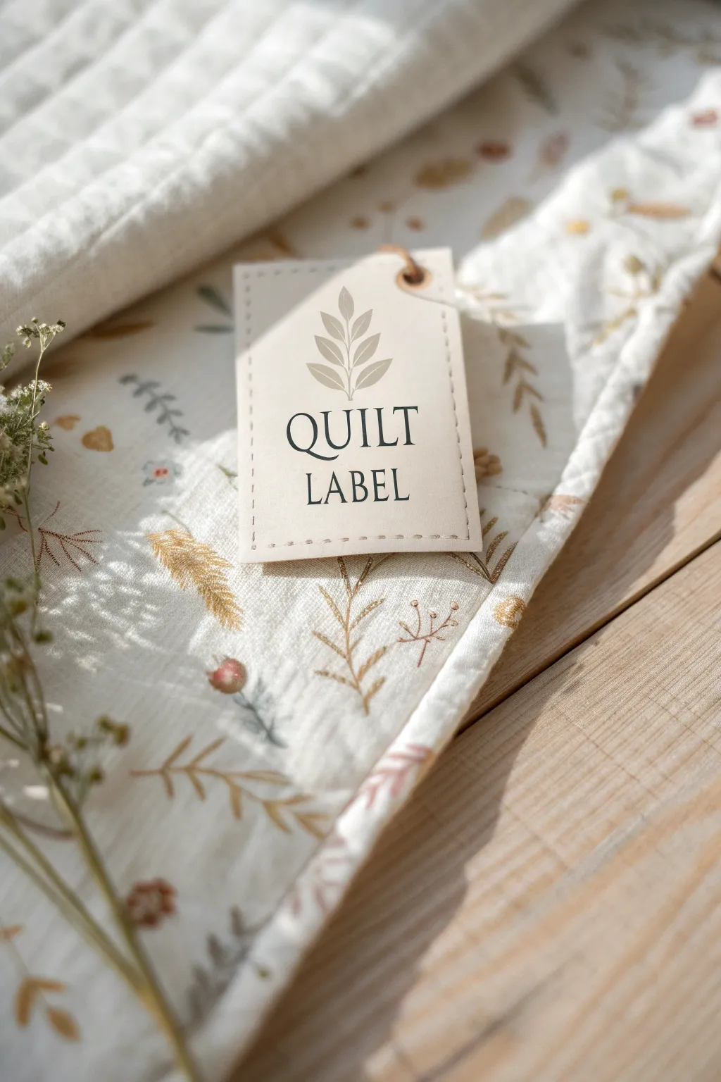 Effortless elegance: Craft your quilt labels with precision and style using printable fabric sheets.