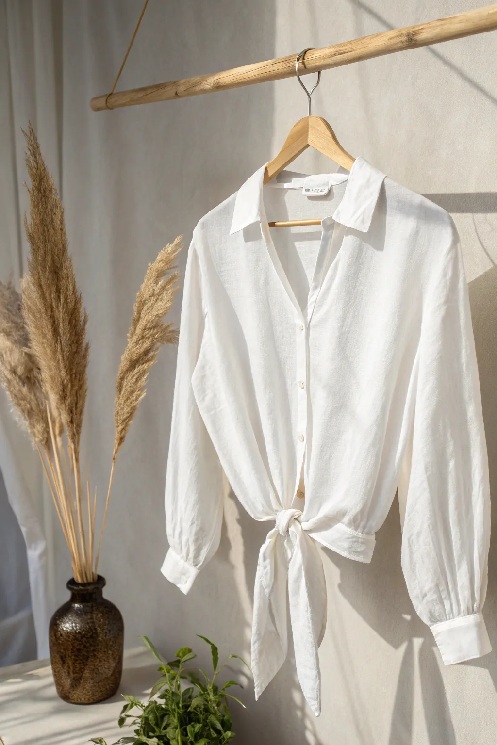 Elevate your casual look with playful double side knots – the perfect blend of minimalist style and boho flair.