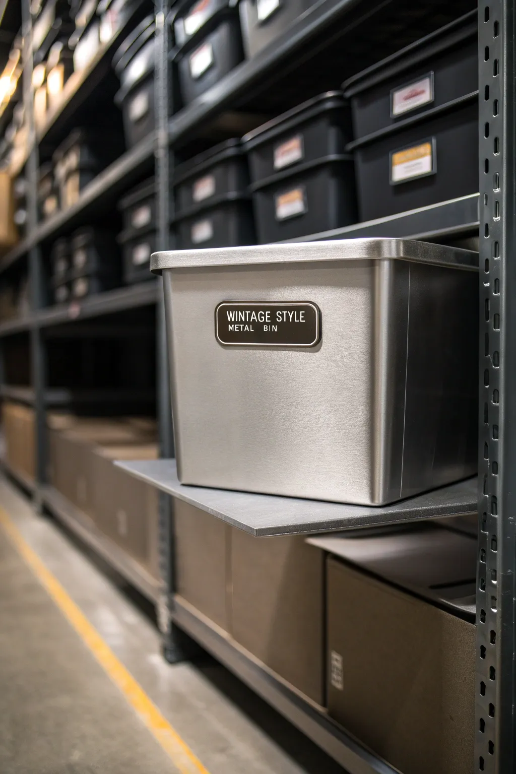 Elevate your storage game with perfectly labeled bins, where style meets functionality.