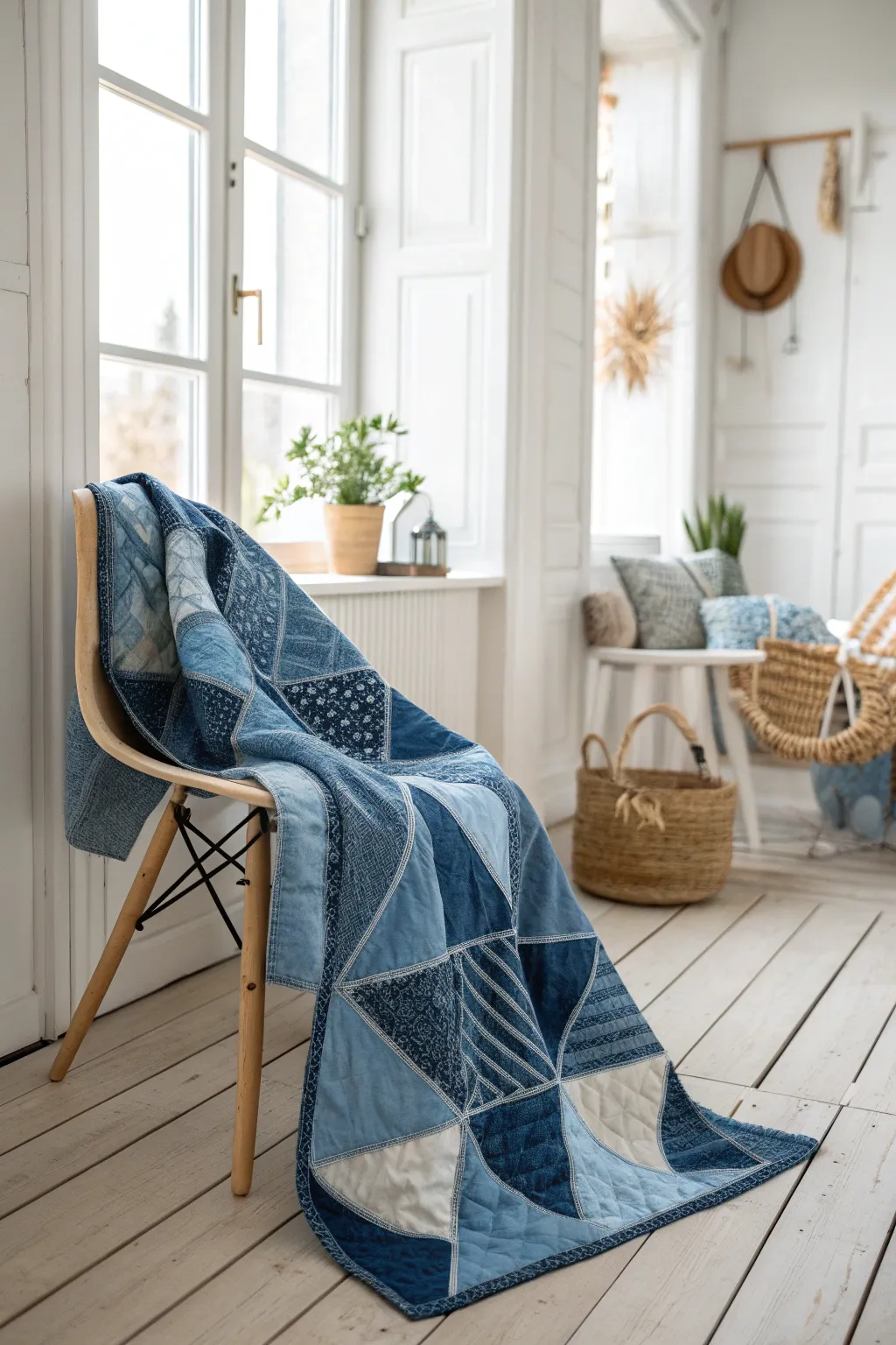 Embrace creativity with freeform jean quilt patterns that tell a story of artistry and heart.