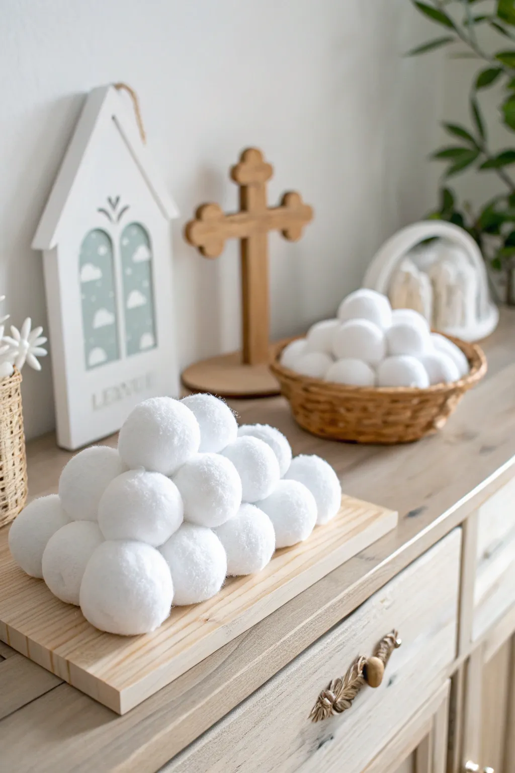 Crafting Serenity: Embrace the simplicity and beauty of clouds with this tactile project inspired by Jesus' baptism.