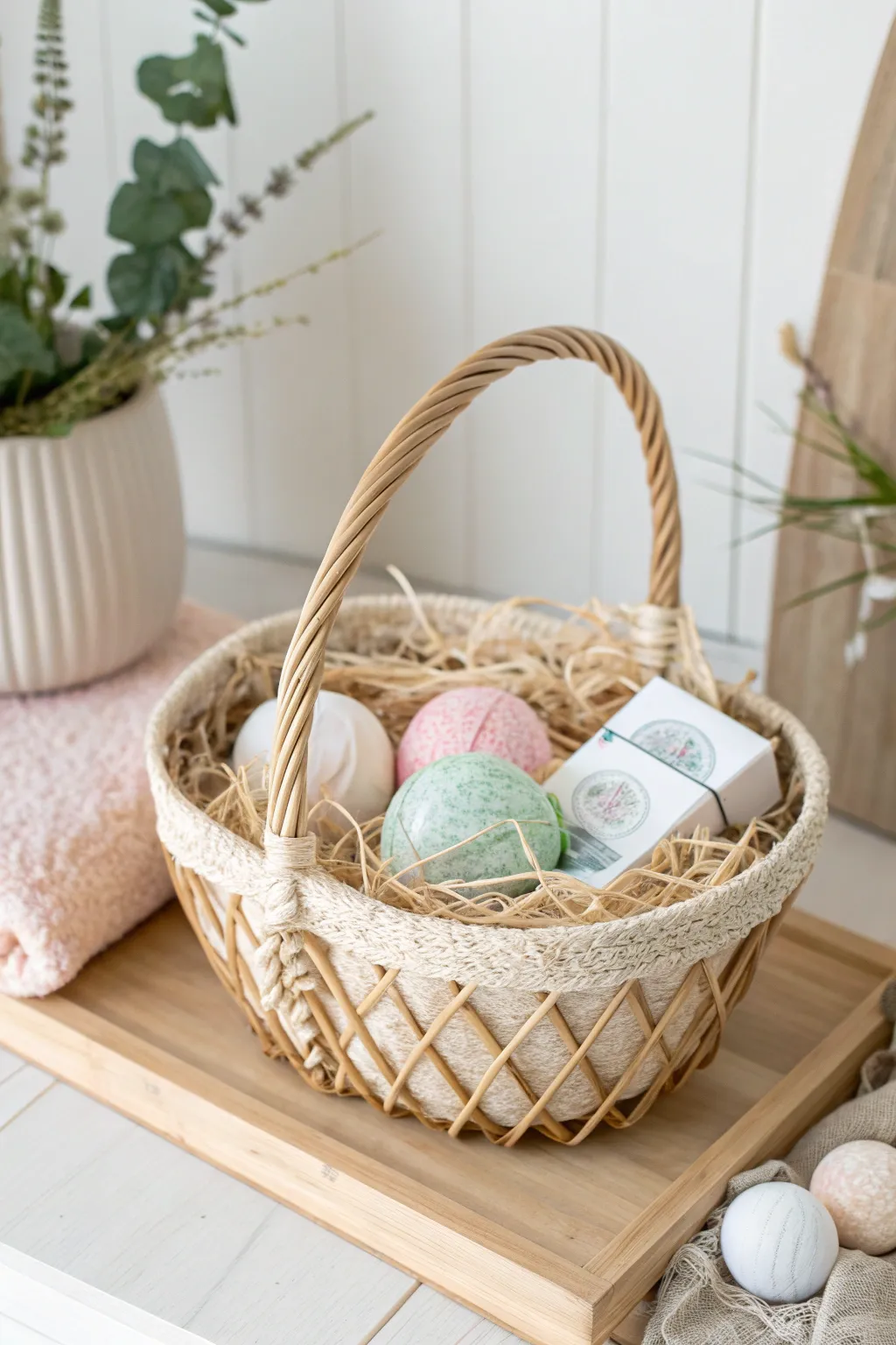 Indulge in a tranquil escape with this cozy self-care kit, perfect for a serene spa-like experience at home.