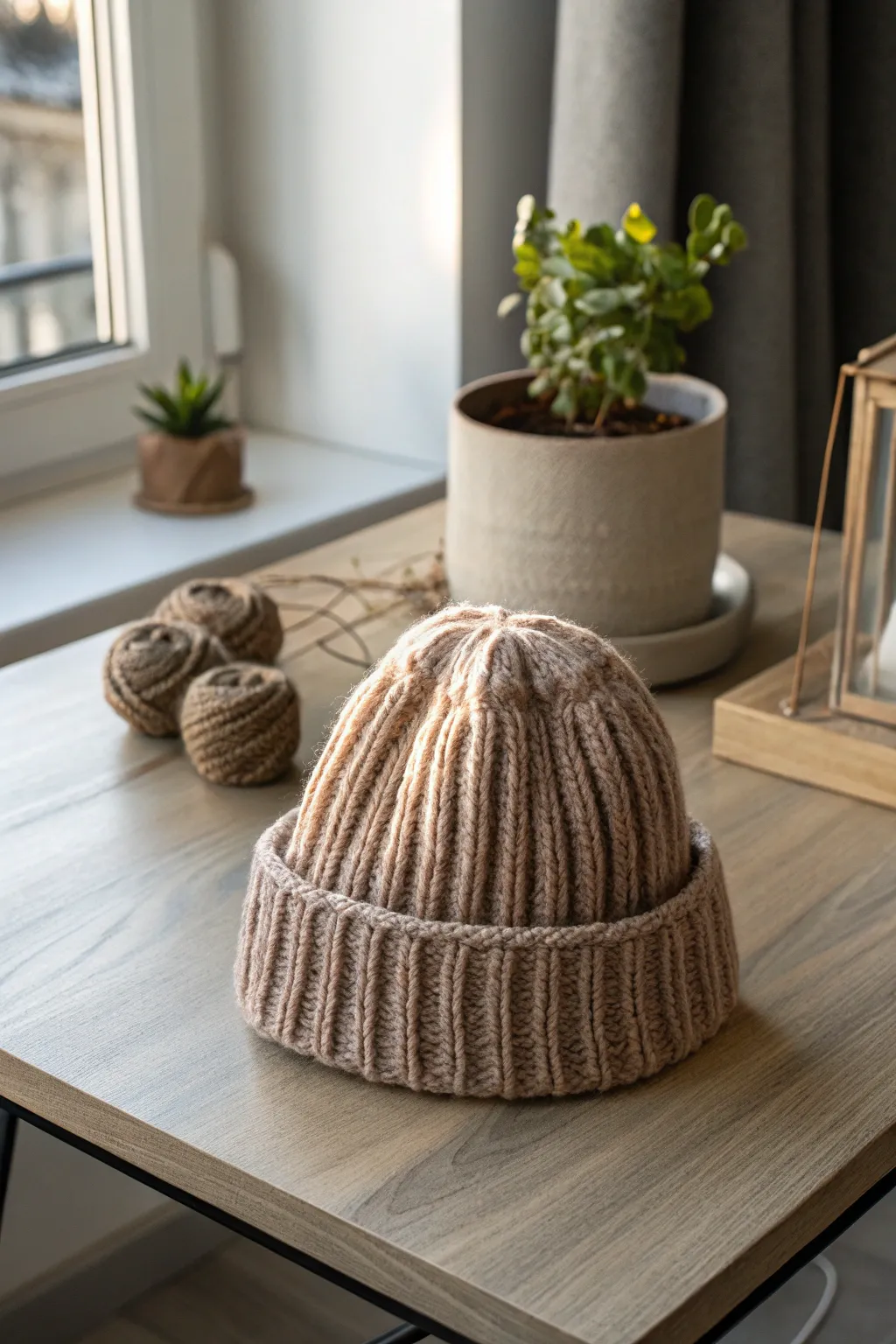 Embrace simplicity and style with this handcrafted beanie, the perfect blend of Scandinavian and Boho charm.