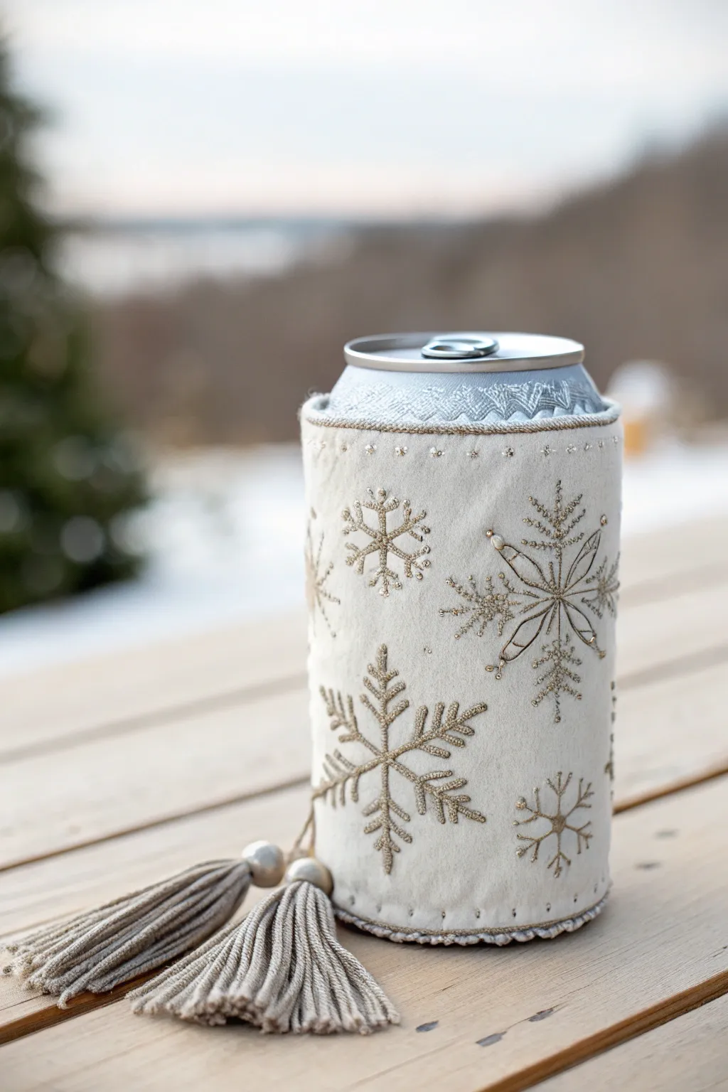 Embrace the season with a winter-themed koozie – where simplicity meets elegance.