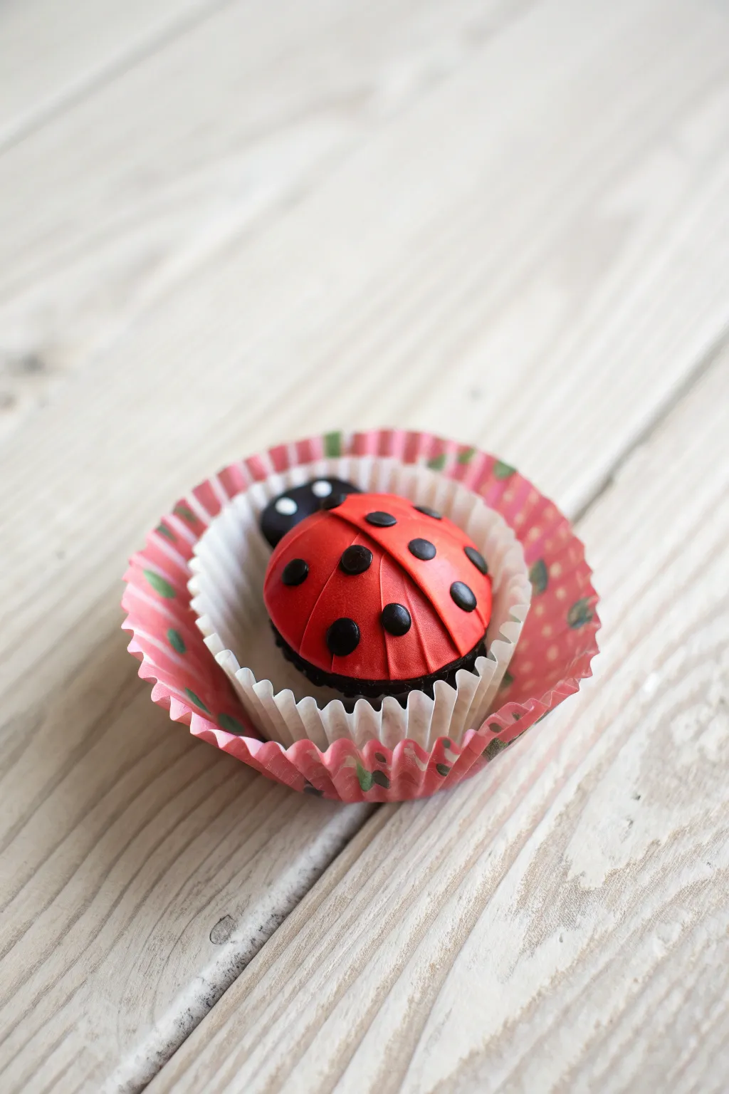 Discover the charm of simplicity with these delightful cupcake liner ladybugs, perfect for adding a touch of whimsy to any cozy corner!