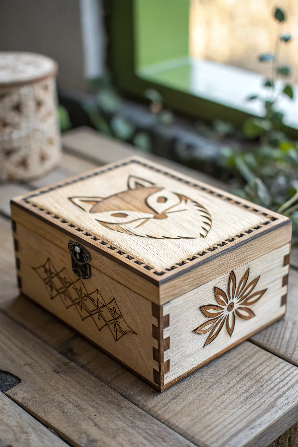 Embrace whimsy with a laser-cut animal-themed box, perfect for adding charm to any room.