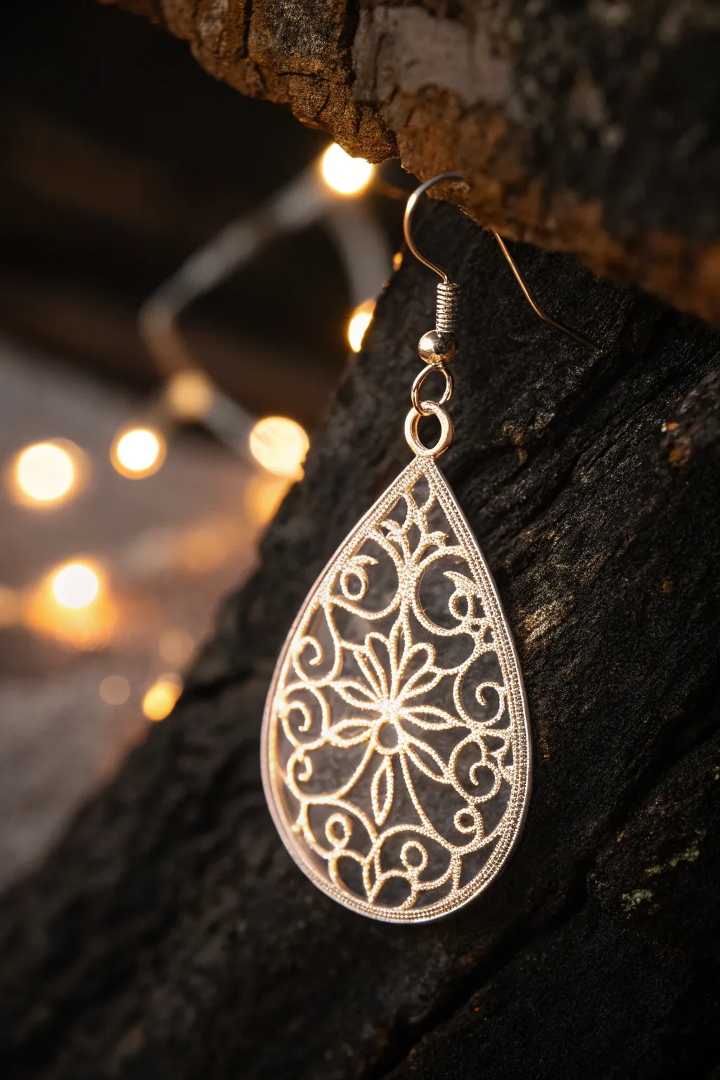 Illuminate your style with intricately engraved acrylic jewelry.