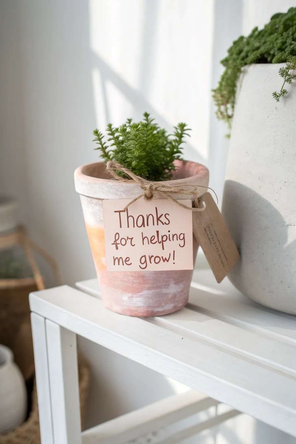 Celebrate your teacher's dedication with a personalized plant pot that's both thoughtful and stylish!
