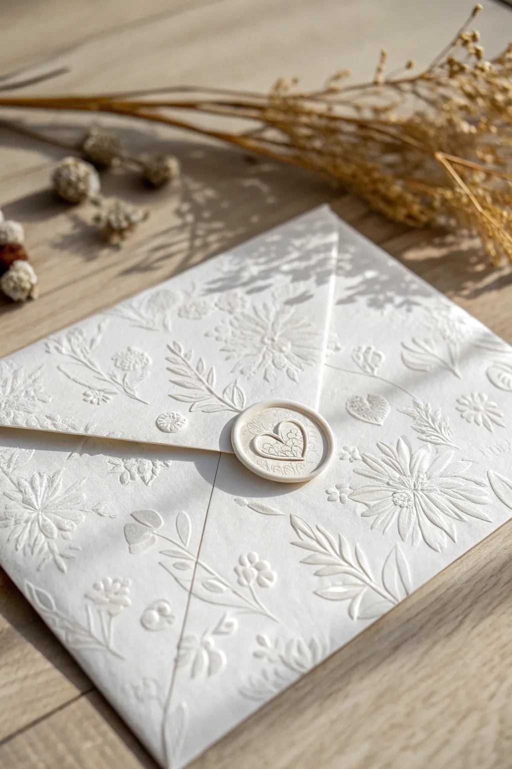 Embossed Romance: Elevate your love letters with luxurious tactile details.
