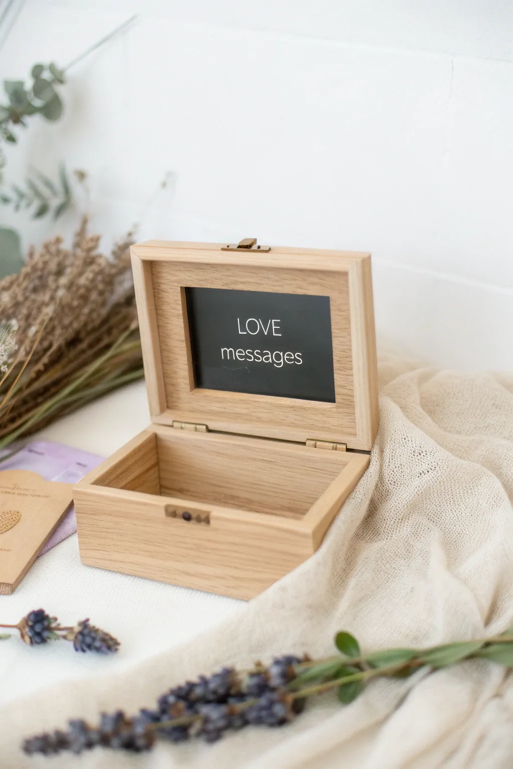 A digital surprise box that tells a story of love, one message at a time.