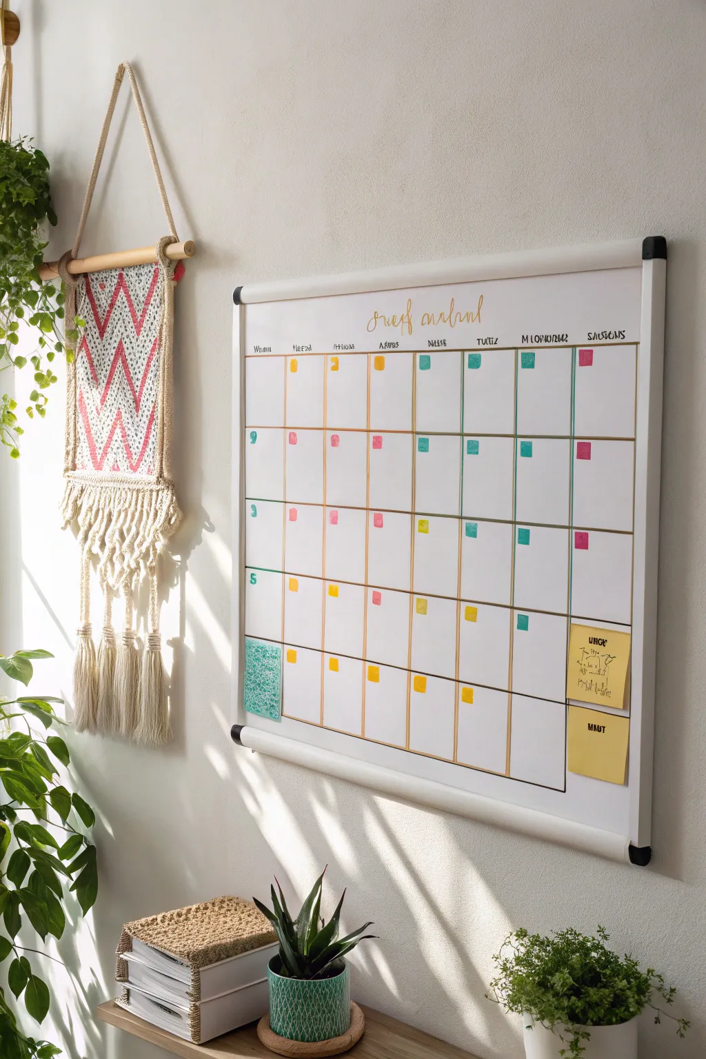 Bring your month to life with a splash of color and minimalist charm!