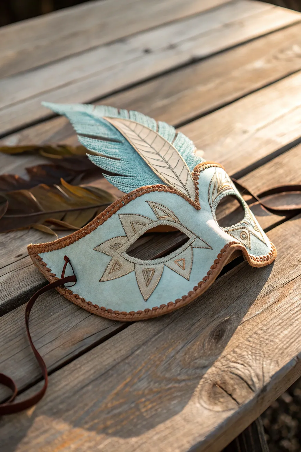 Unleash your inner hero with this exquisite handcrafted superhero mask, where simplicity meets creativity.