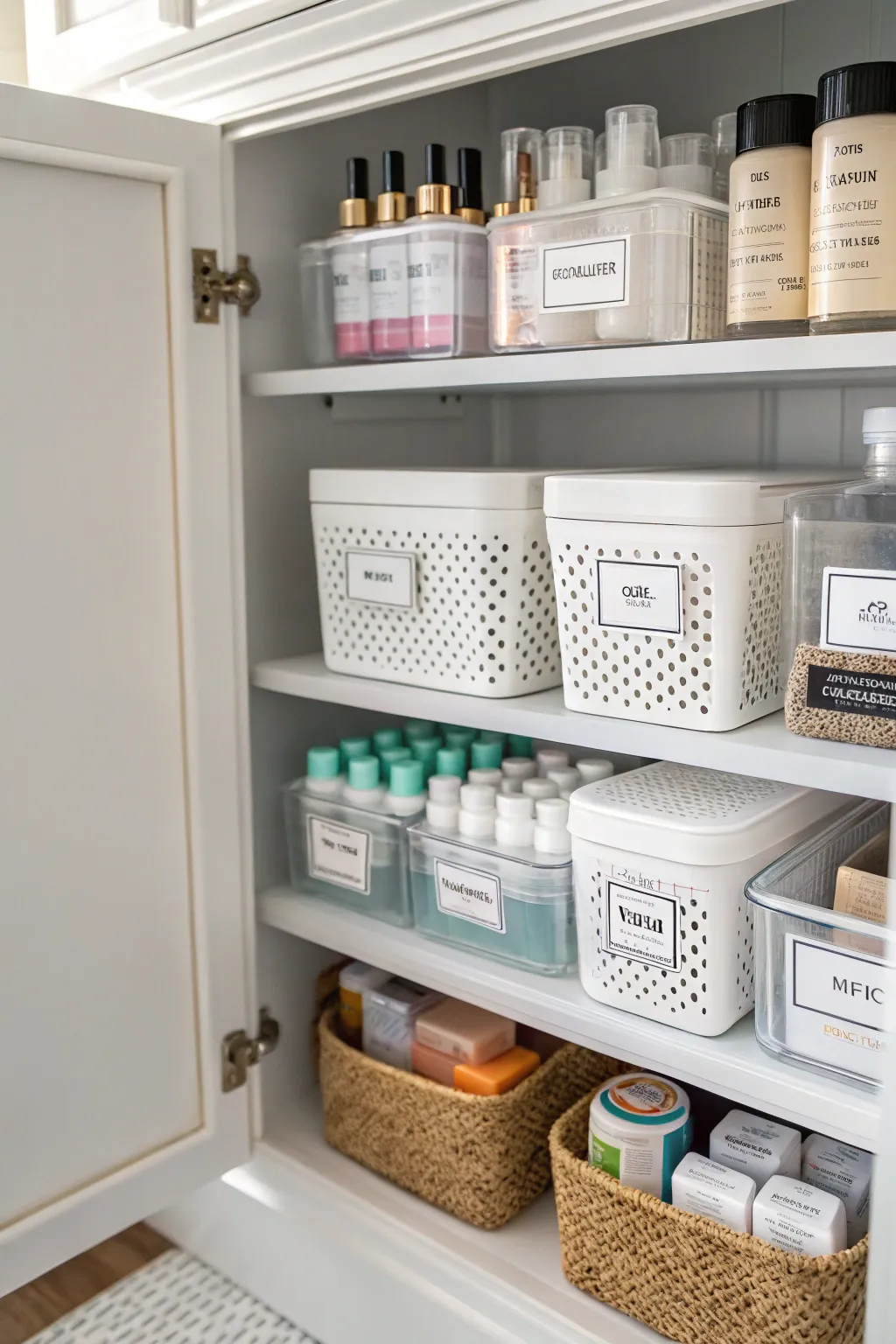 Labels bring clarity and order to your medicine cabinet.