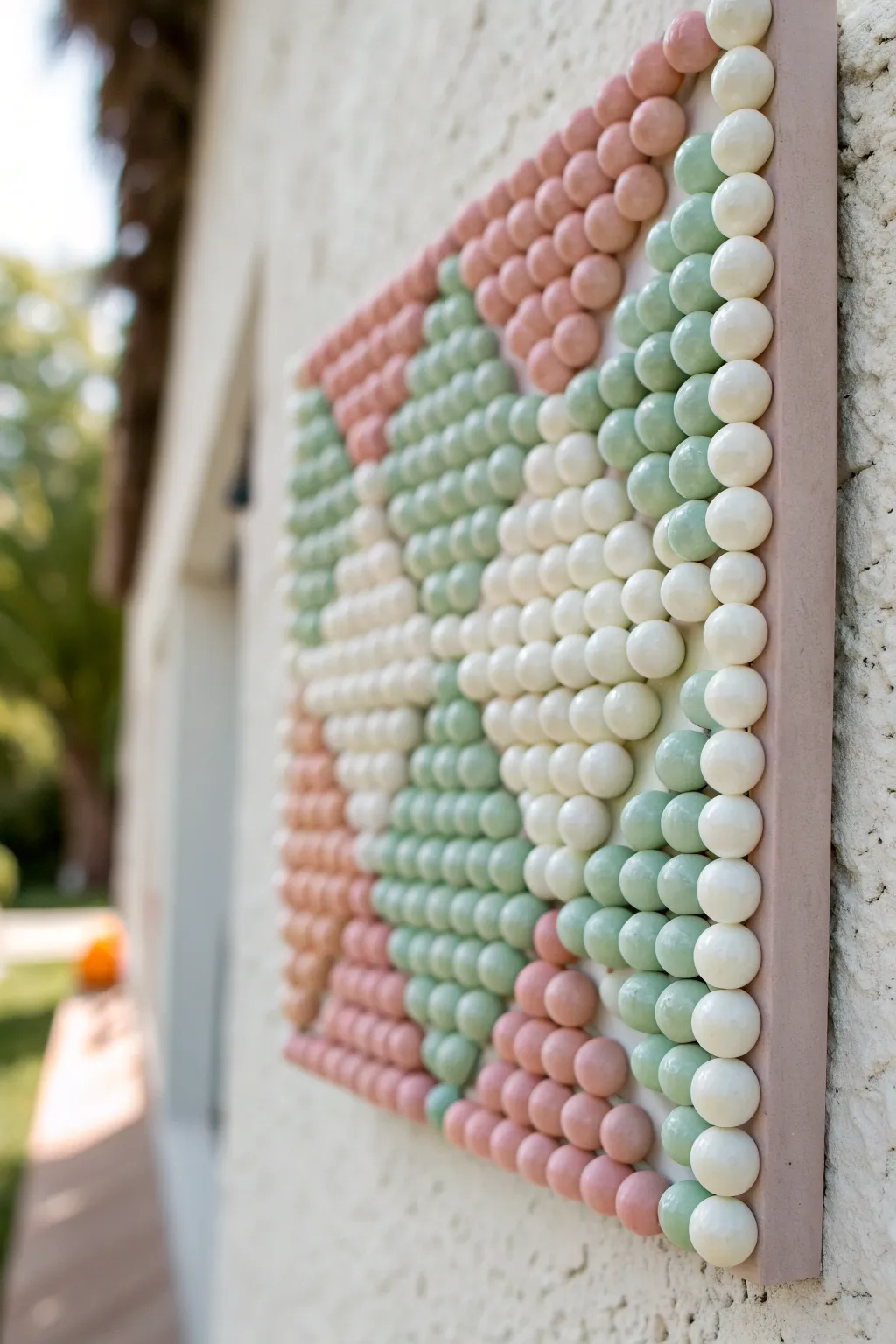 Elevate your space with handcrafted geometric beauty. Discover the artistry of melting beads.