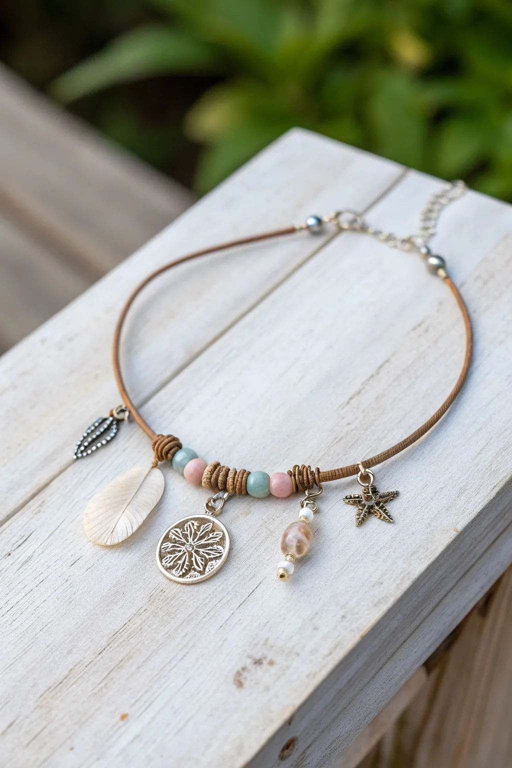 Discover the art of personal expression with an Eclectic Charm Necklace, where simplicity meets Boho flair.