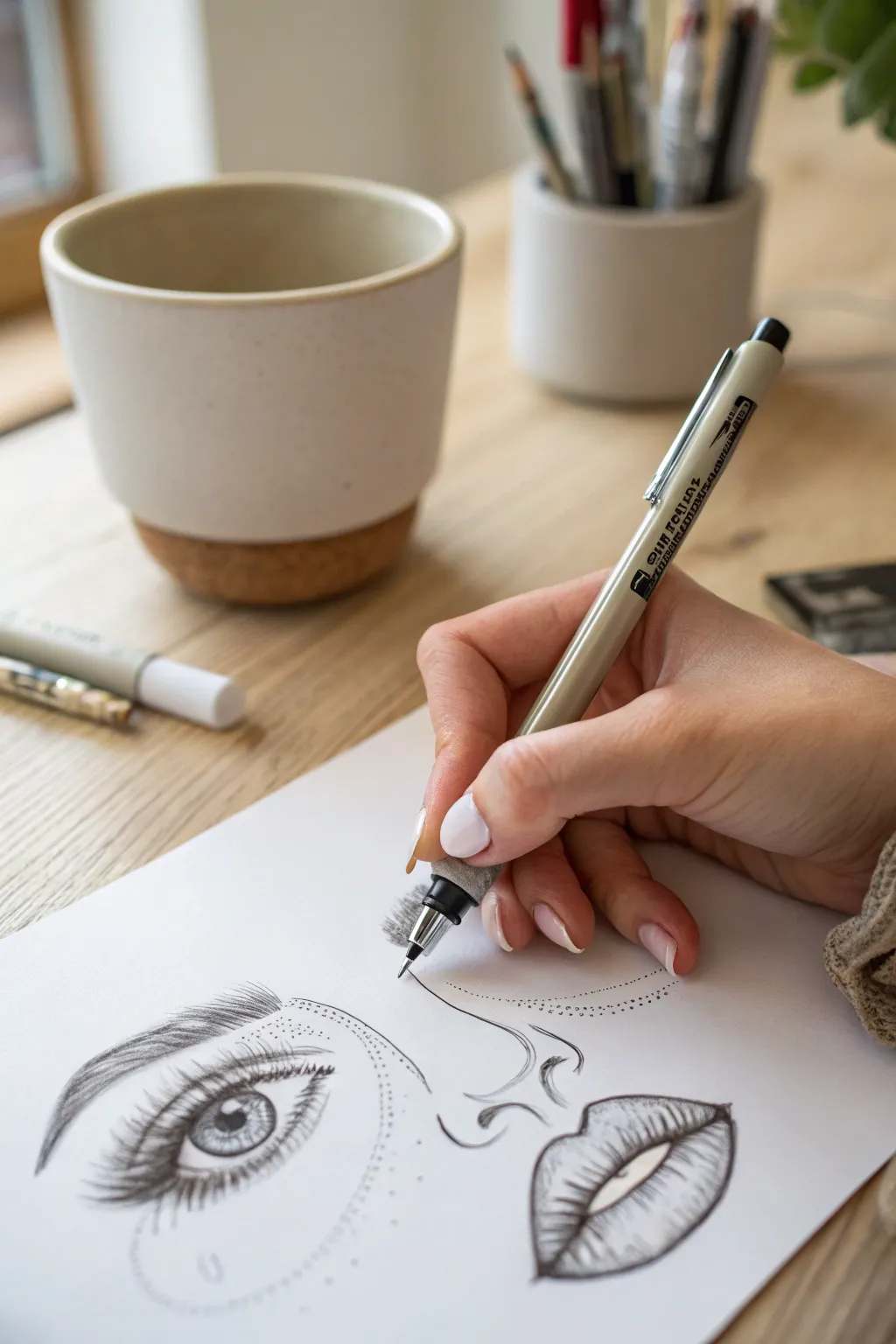 Unveiling beauty through every meticulous stroke—explore the art of micron pen detailing.