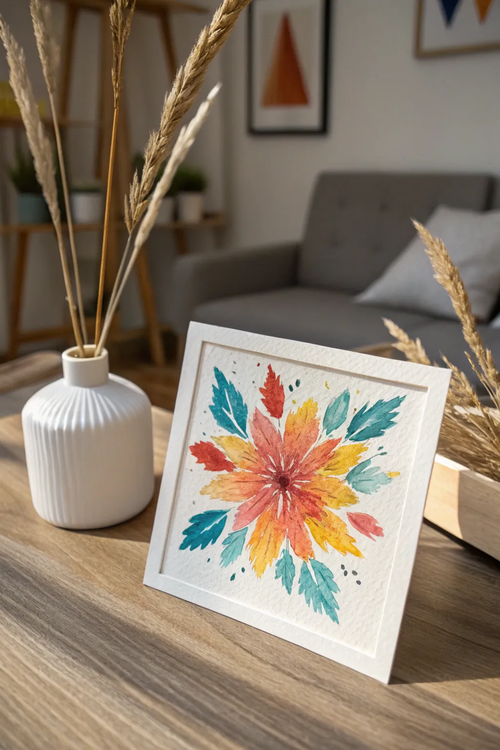 Unleash your creativity with vibrant abstract color bursts that add a splash of joy to any space.