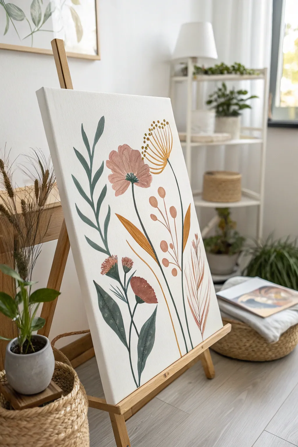 Embrace nature's elegance with minimalist abstract florals—where imagination meets artistry.