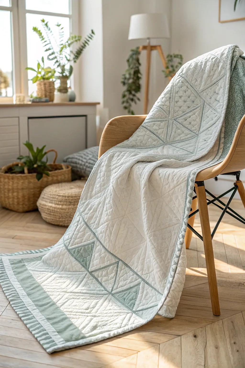 Discover the beauty of simplicity with minimalist quilt patterns. #MinimalistMagic #QuiltArt
