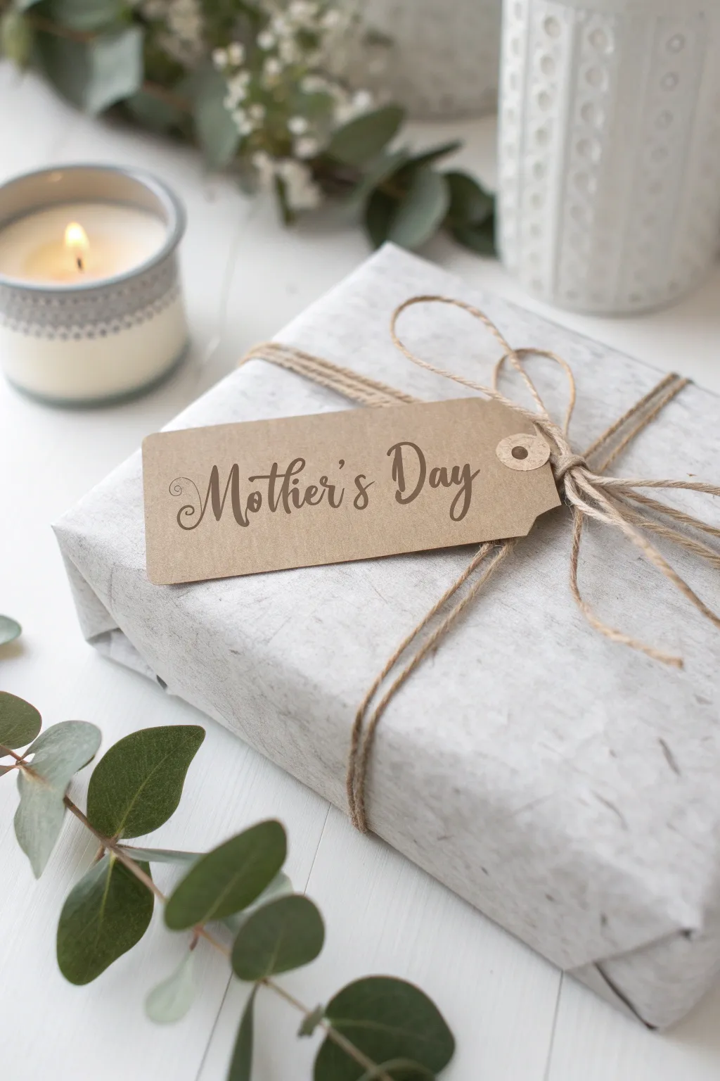 Elevate your Mother's Day gift with personalized, handwritten tags for a touch of heartfelt simplicity.